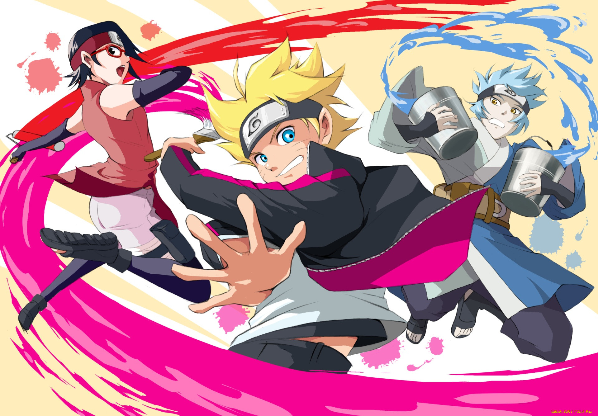 , naruto, uzumaki, boruto, uchiha, sarada, mitsuki